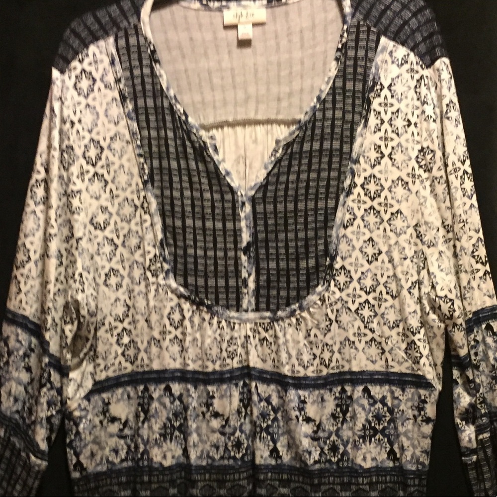 Brand New,with tags! Style &Co. XL long sleeve top